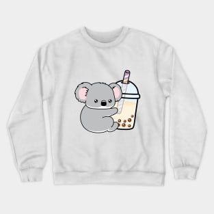 Little Koala Loves Boba! Crewneck Sweatshirt